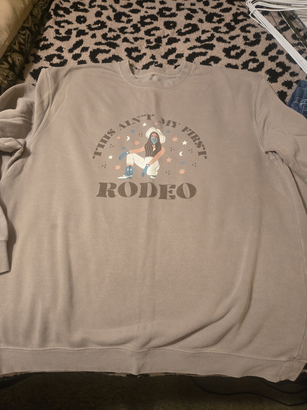 Living Fully Co Not My First Rodeo Crewneck Sweatshirt - 2x